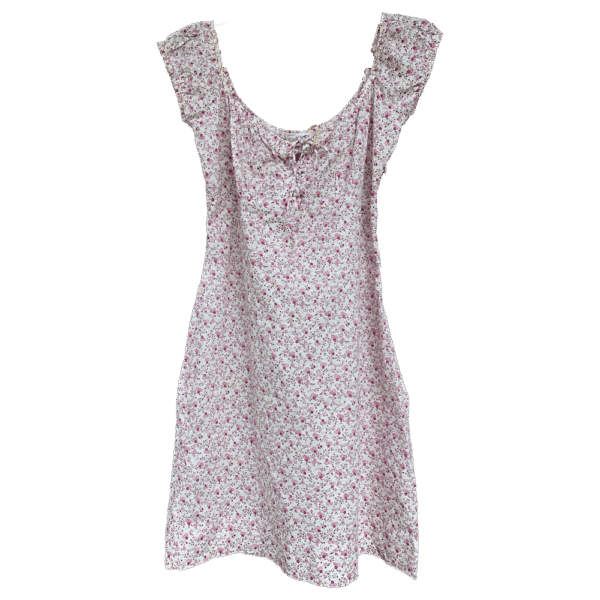 White floral dress