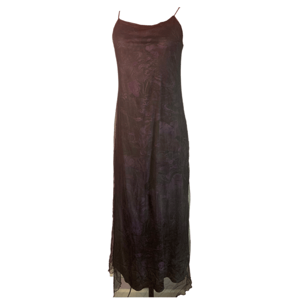 Japanese pattern long dress