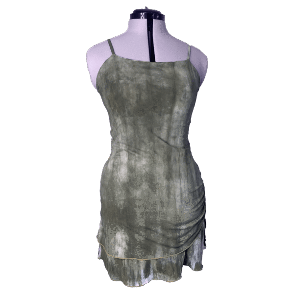 Robe kaki tie and dye