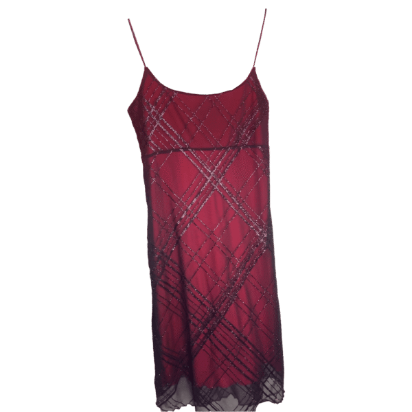 Sequin mesh dress