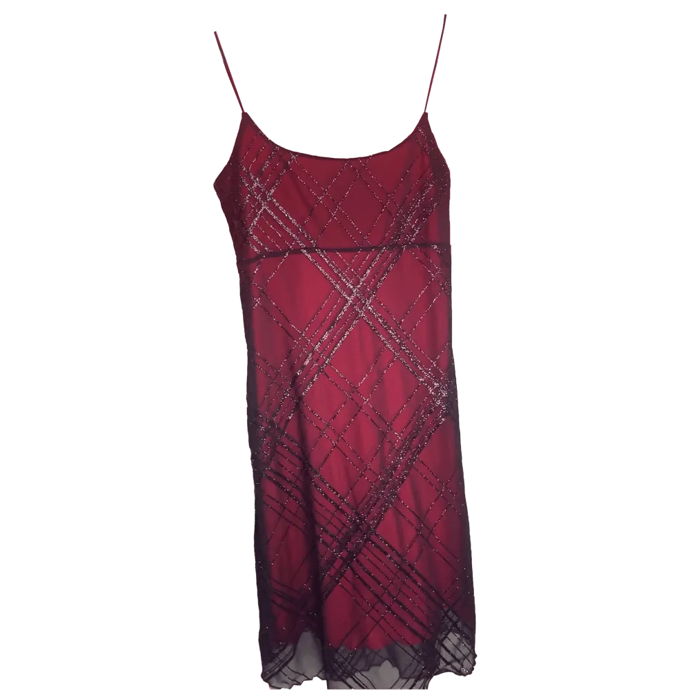 Sequin mesh dress