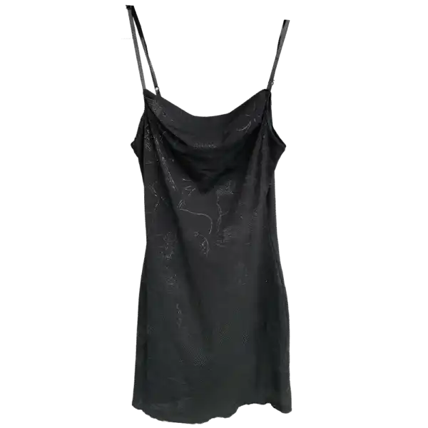 Black sequined dress