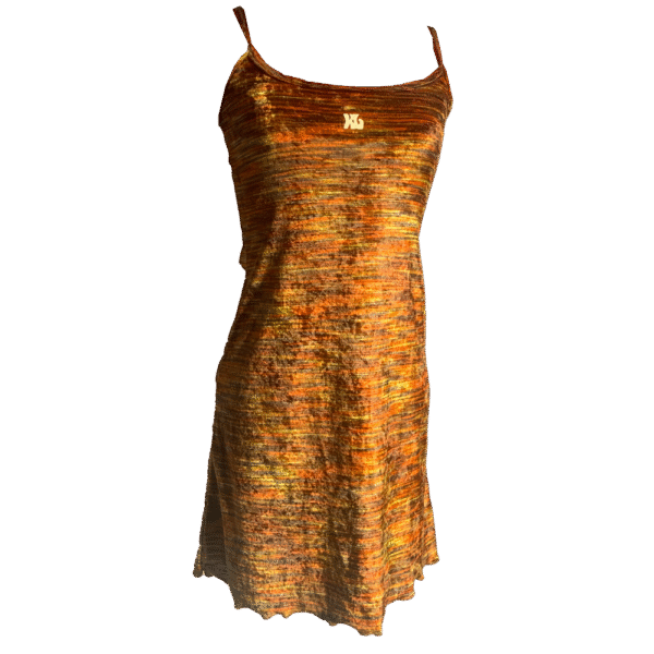 Short velvet dress