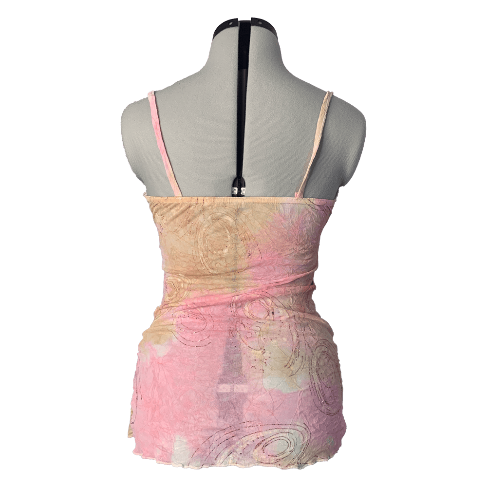 Tie and dye sequin strapless top - Image 3