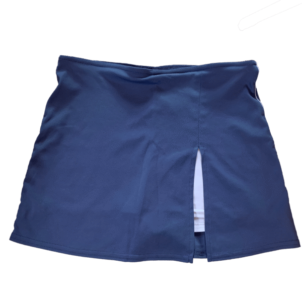 Blue short skirt