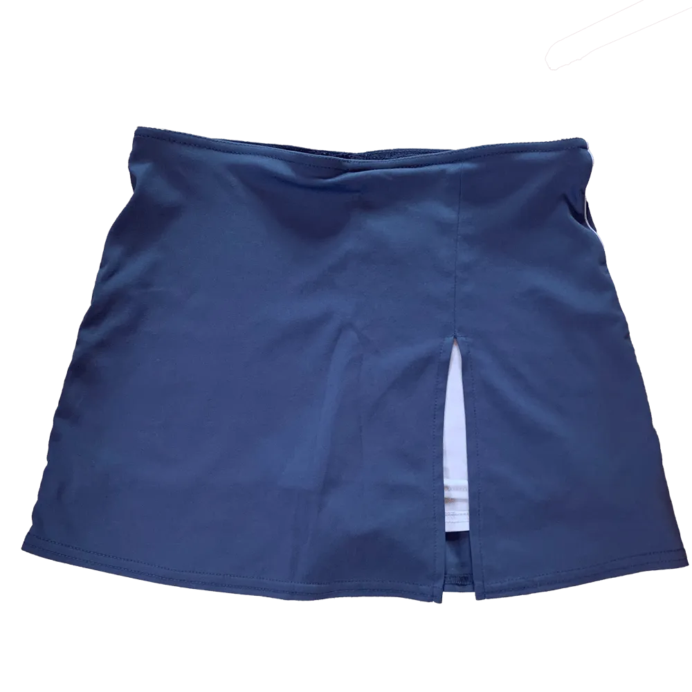 Blue short skirt