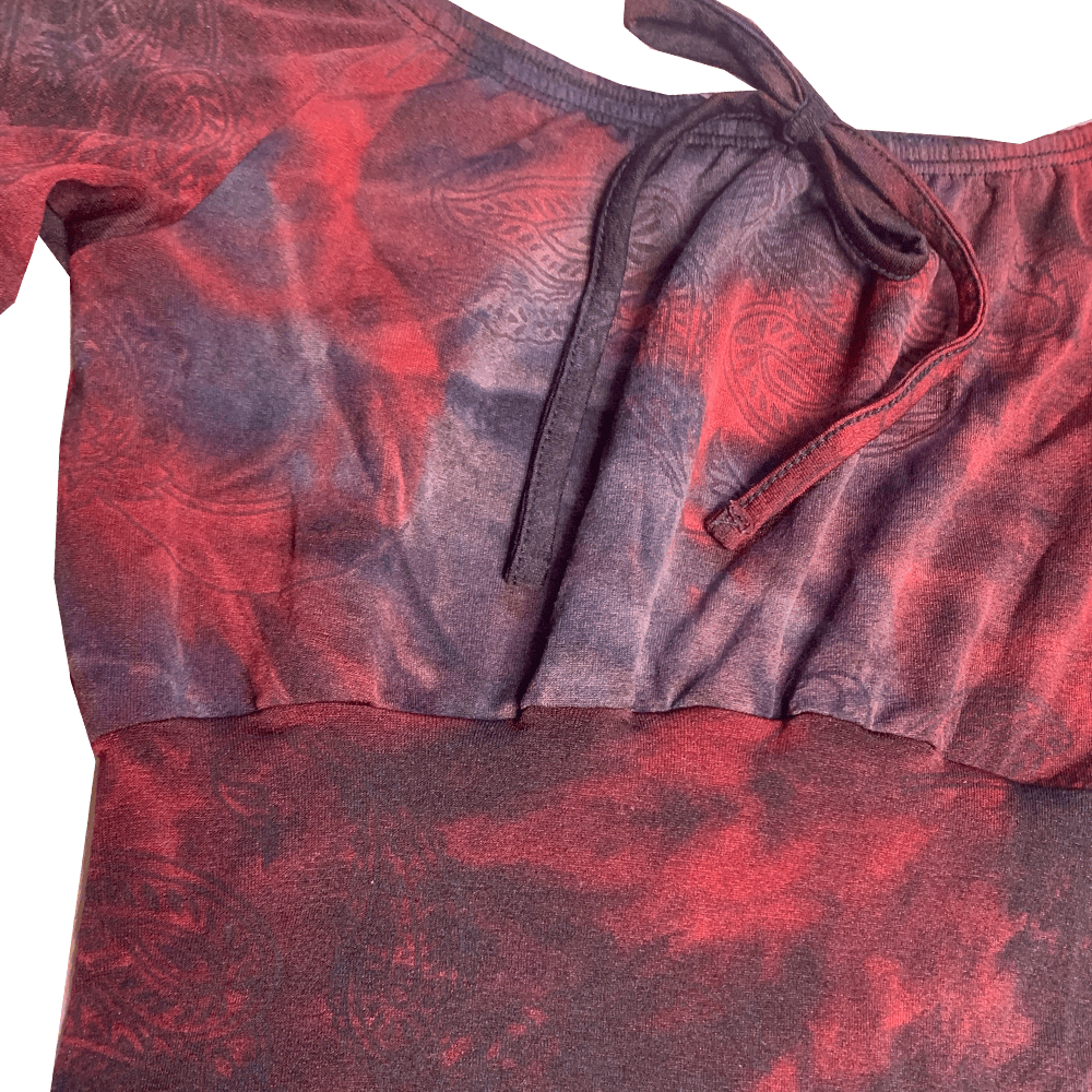 Asymmetrical top with flared sleeves - Image 2