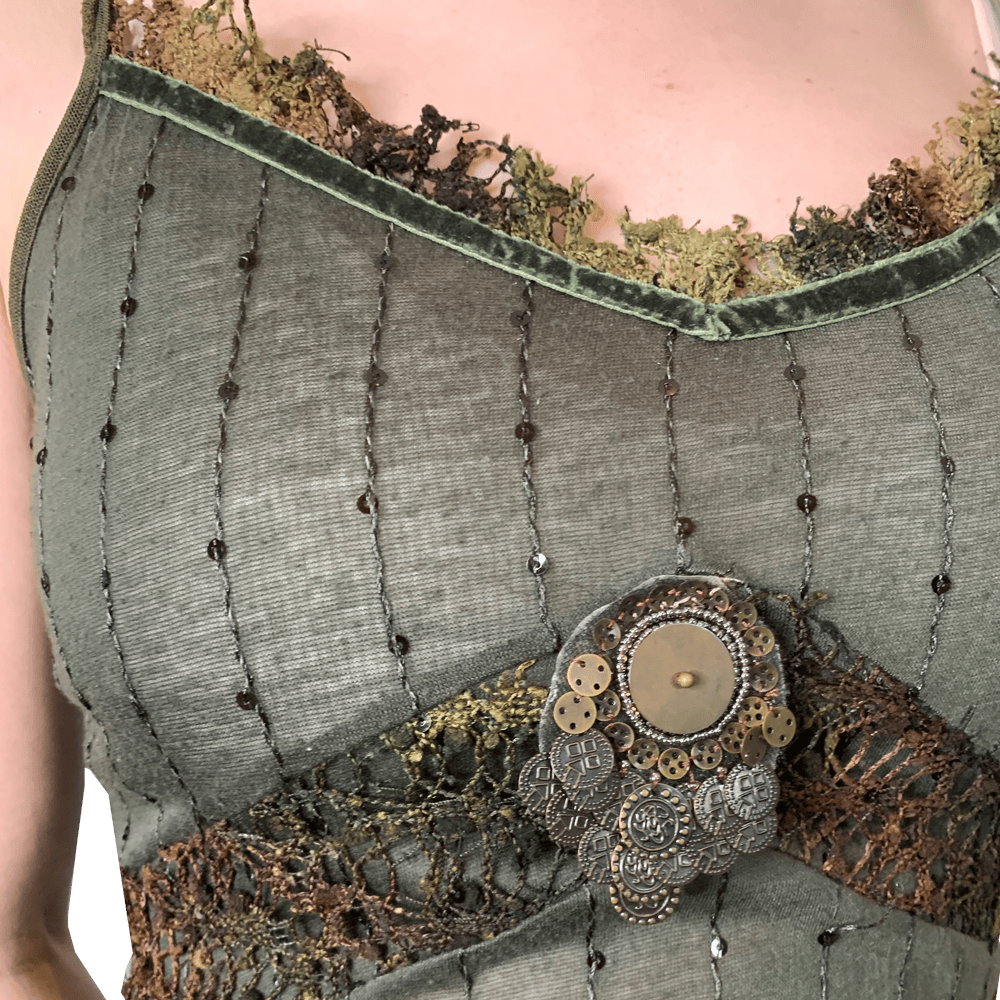 Green sequin top - Image 2