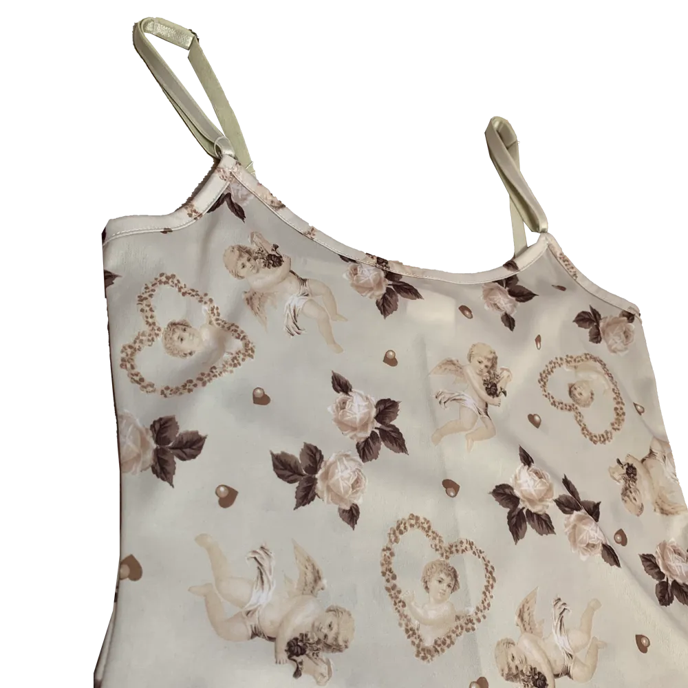 Robe longue motifs anges – Image 3