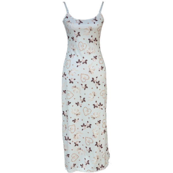 Robe longue motifs anges