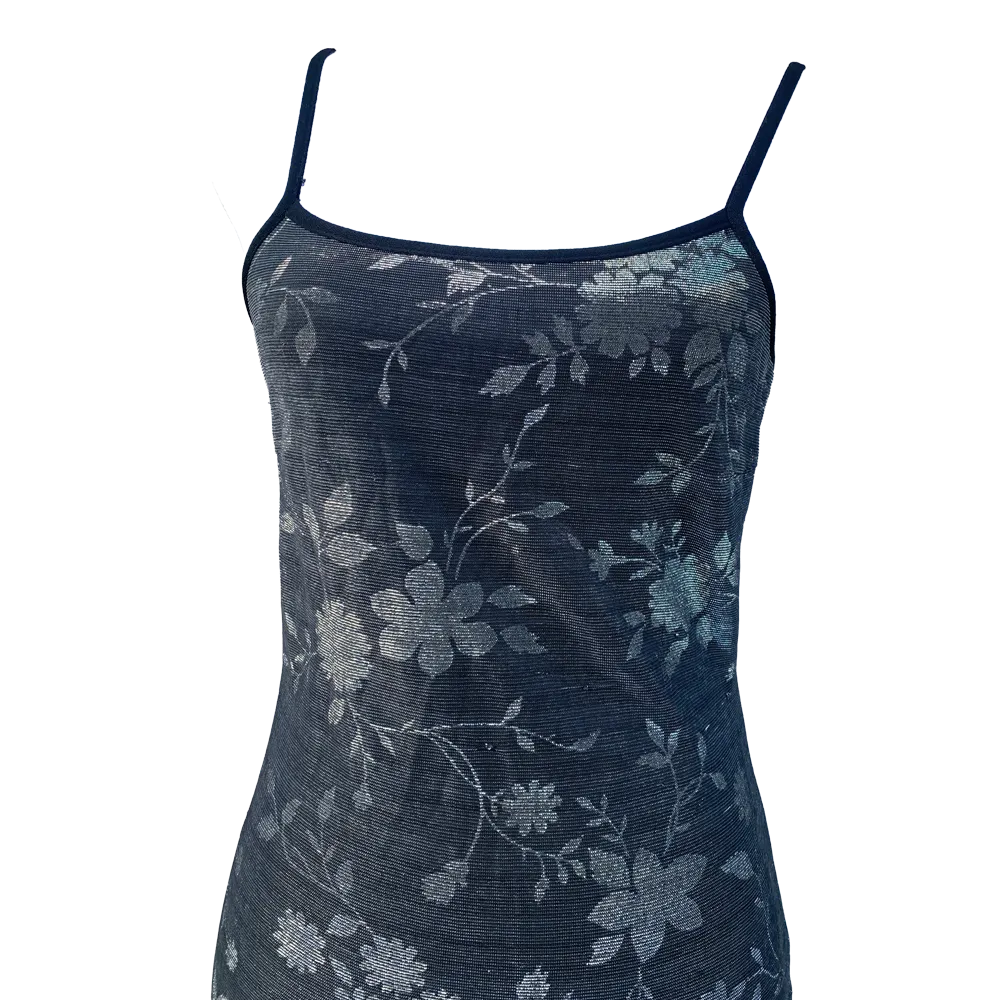 Asymmetrical floral long dress - Image 3