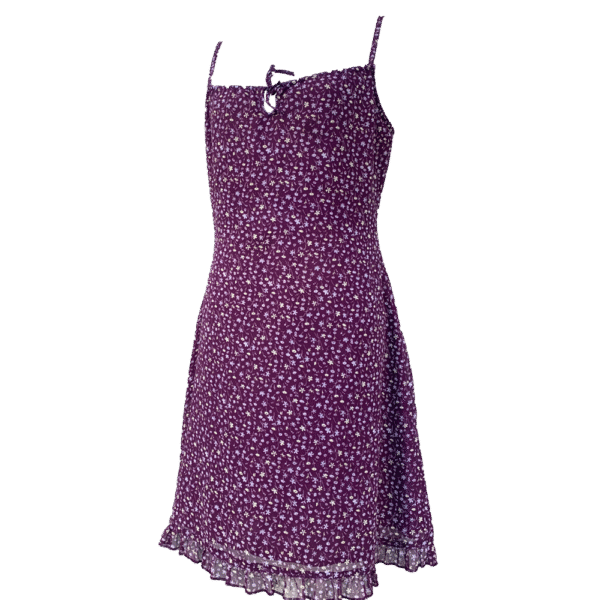 Robe fleurie violette