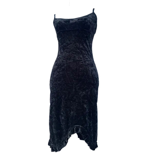 Robe velours noir