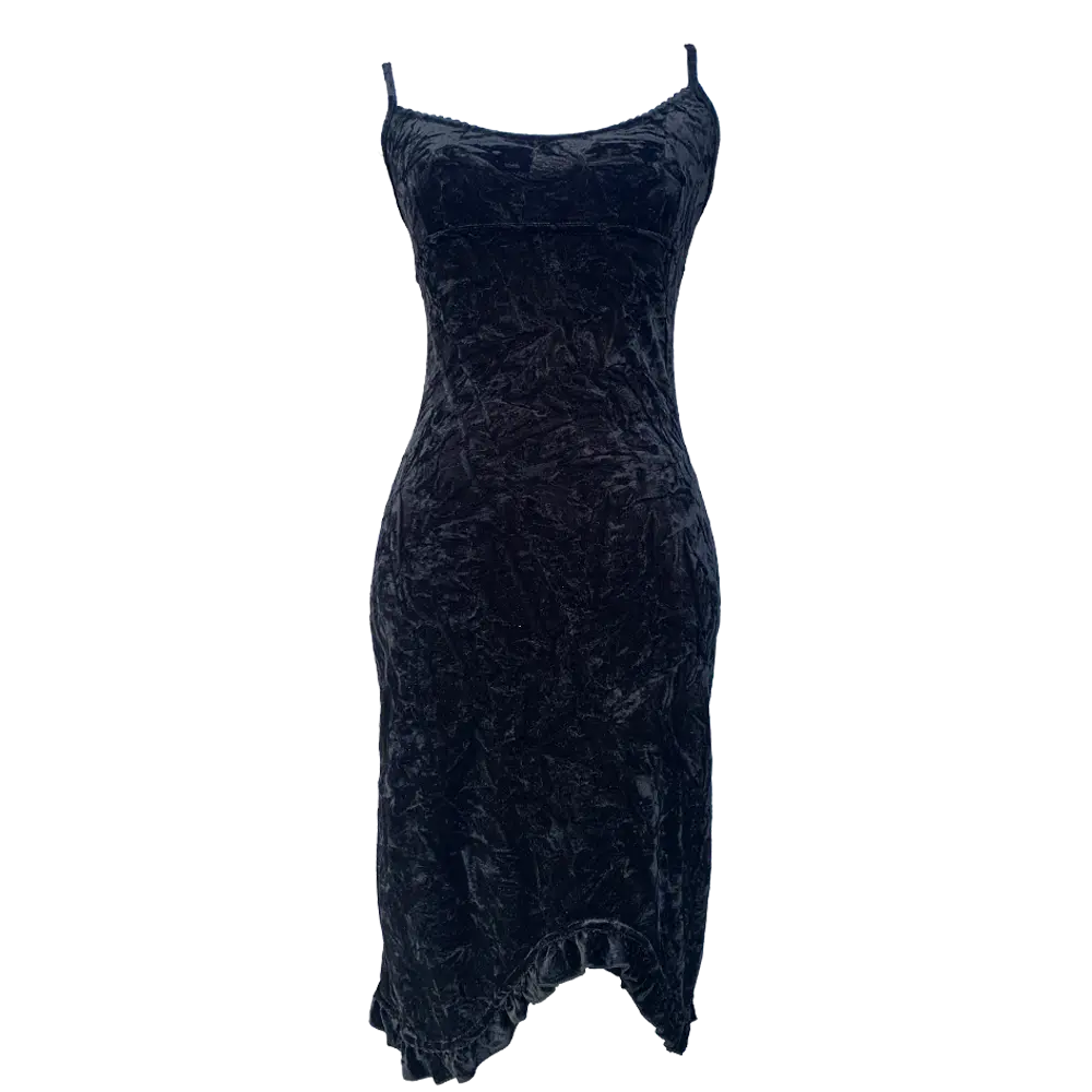 Black velvet dress - Image 3
