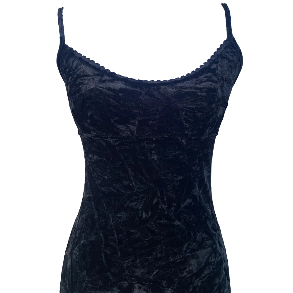 Black velvet dress - Image 2