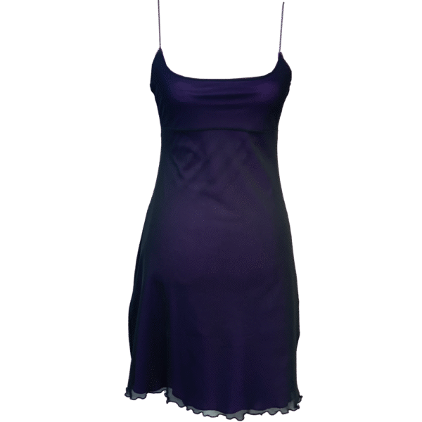 Robe violette mesh goth vintage