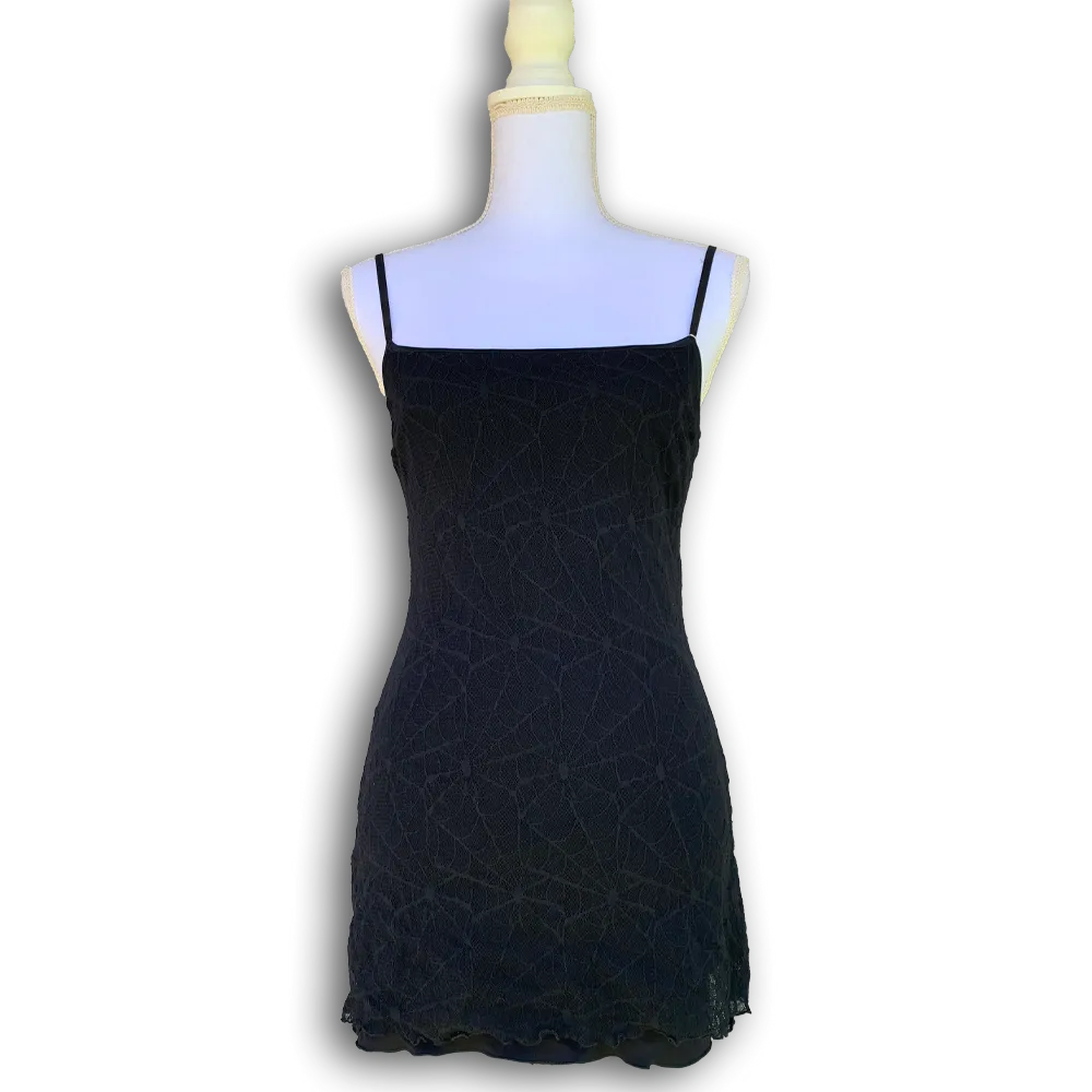 Robe toile d'araignée Goth vintage – Image 2
