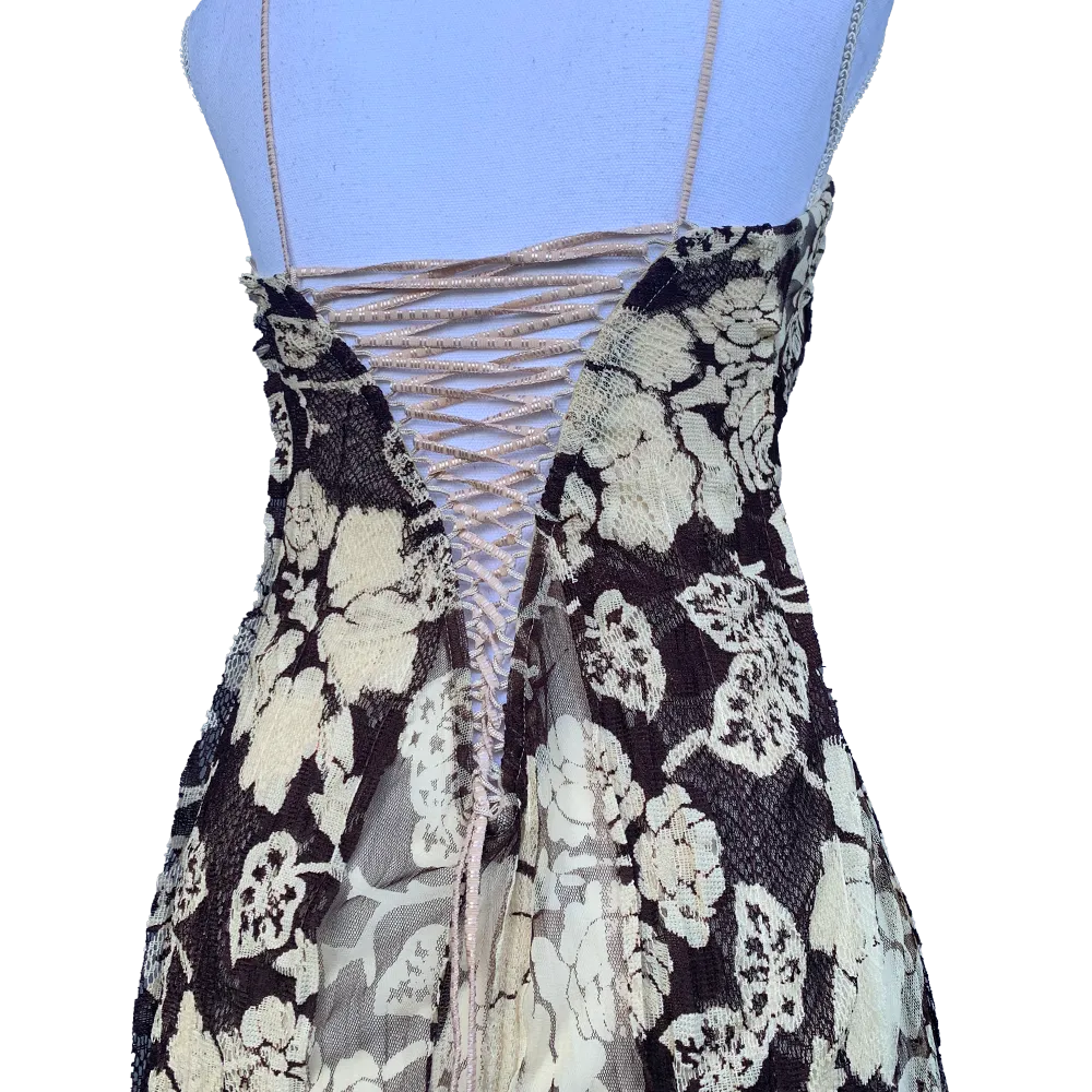 Prom dress fleurie vintage rare années 2000 – Image 3