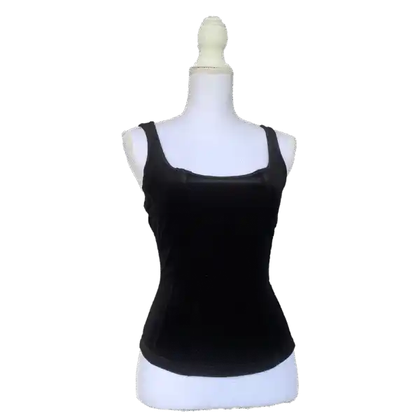 Black velvet grunge goth vintage top