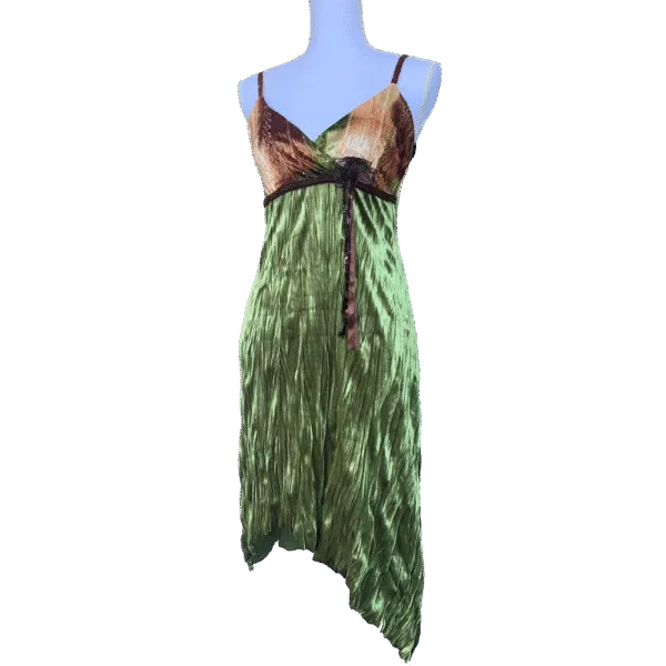 Fairycore Vintage velvet and sequined dress