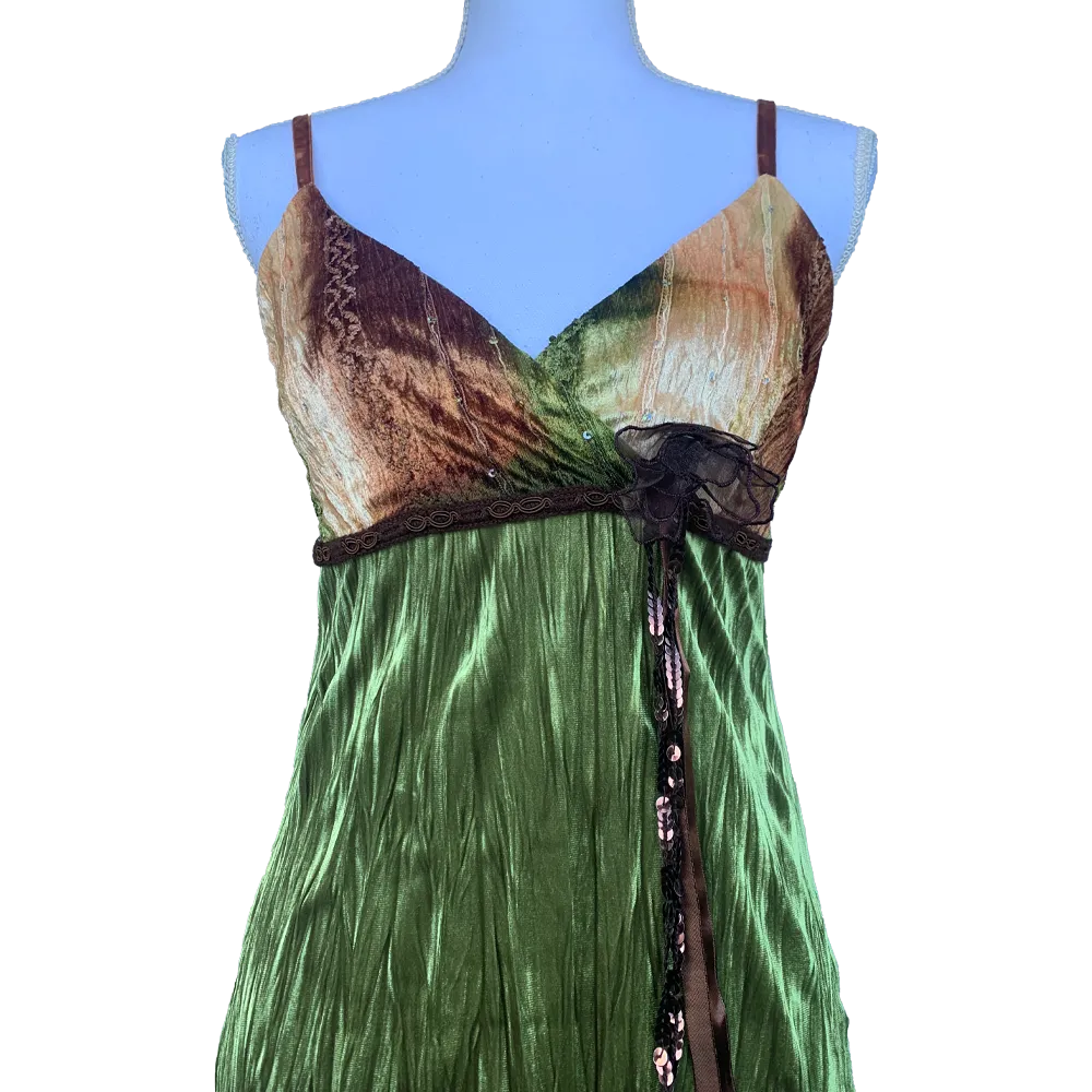 Robe velours et sequins Fairycore Vintage – Image 2