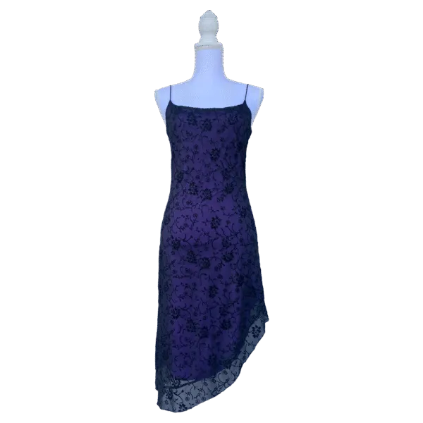 Purple mesh dress whimsigoth grunge