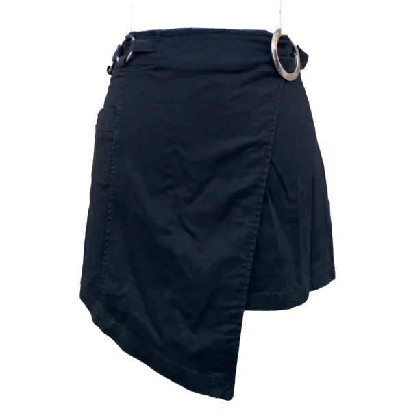 Asymmetrical skirt with Goth/Alt buckle