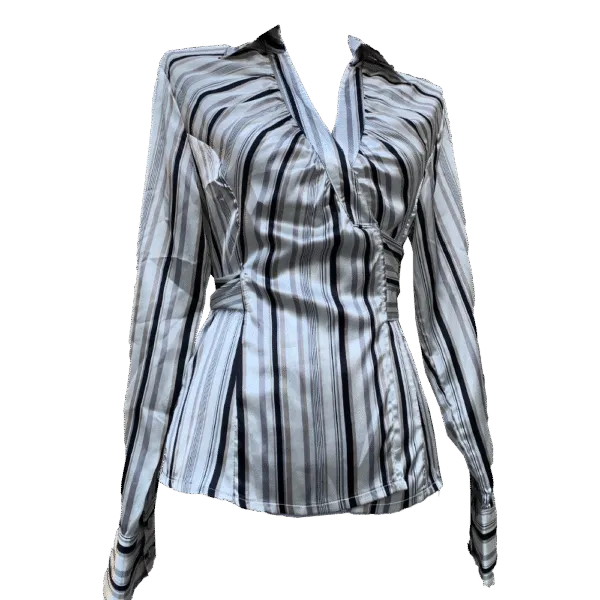 Vintage silk top office siren