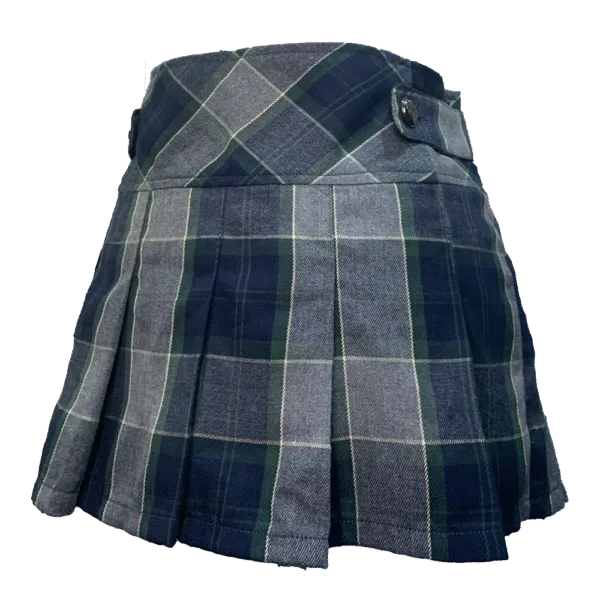 Vintage 2000s plaid pleated mini skirt