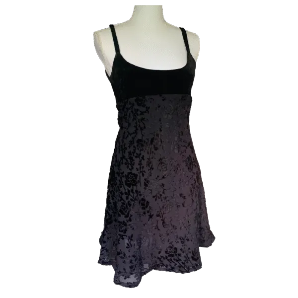 Goth pink velvet dress