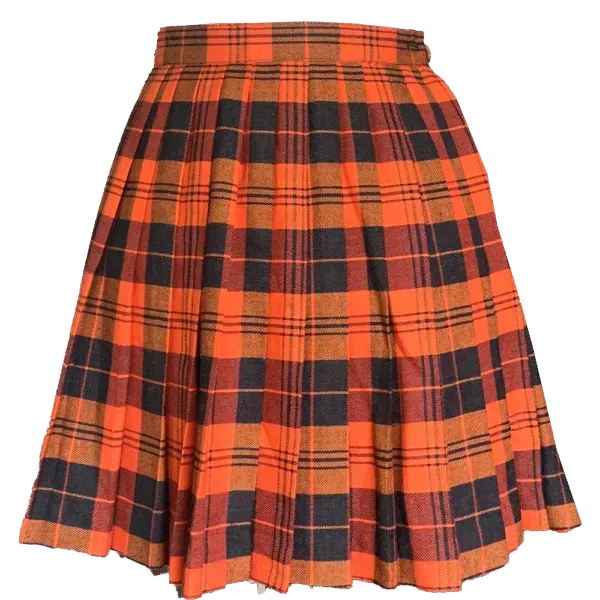 Orange tartan