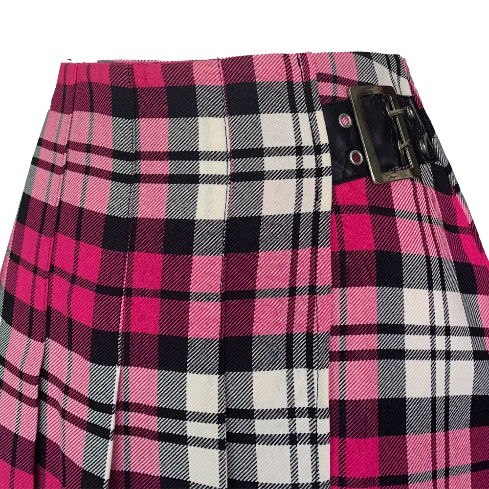 Tartan rose boucle1