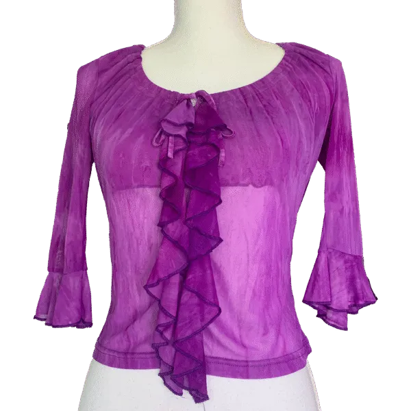Purple ruffles